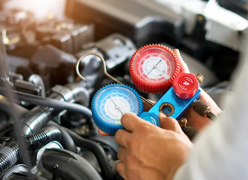 why is my car or truck ac blowing but not cold air?