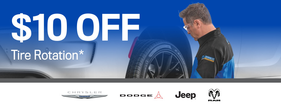 $10 Off Tire Rotation